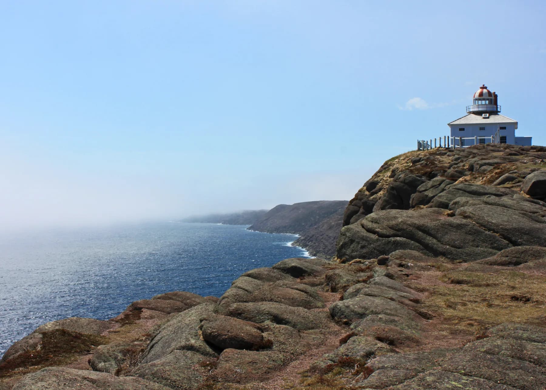 Cape Spear lighthouse on the Newfoundland coast
